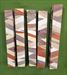 Eclectic Segmented Pen Turning Blanks, Assorted Exotic Hardwoods, Set of 5,  7/8 x 7/8 x over 6 ~ $29.99  #326